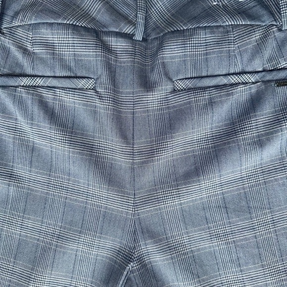 CALVIN KLEIN LIGHT BLUE PLAID MODERN DRESS PANT TROUSERS SIZE  4 - Picture 10 of 11